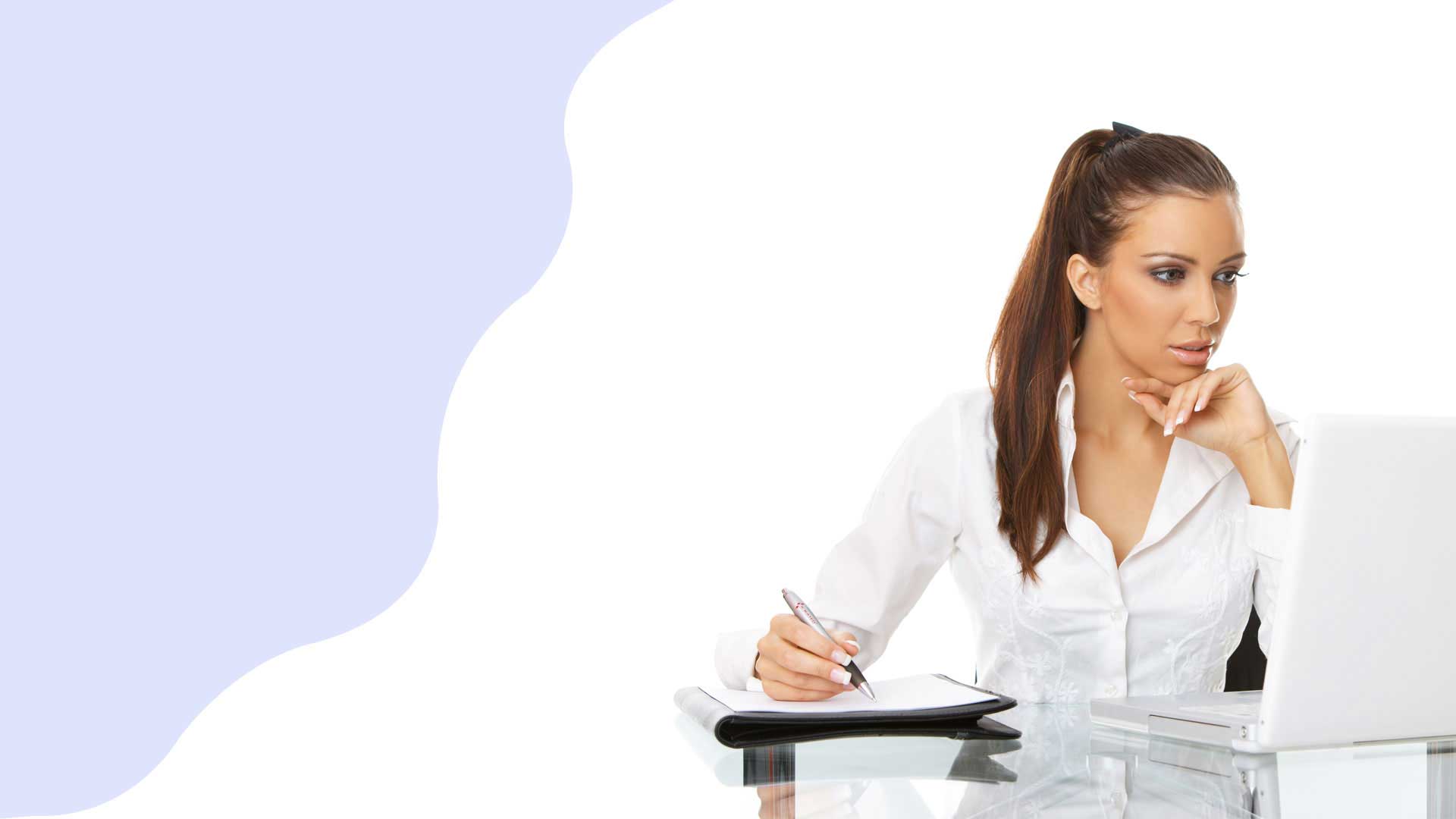 Investment advisors meeting with clients